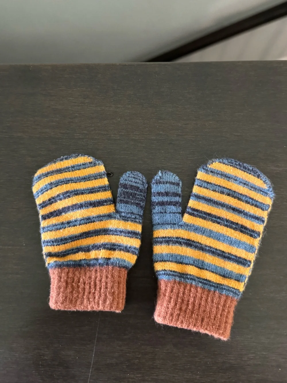 Baby Knit Pom Beanie and Mittens Set Trucks